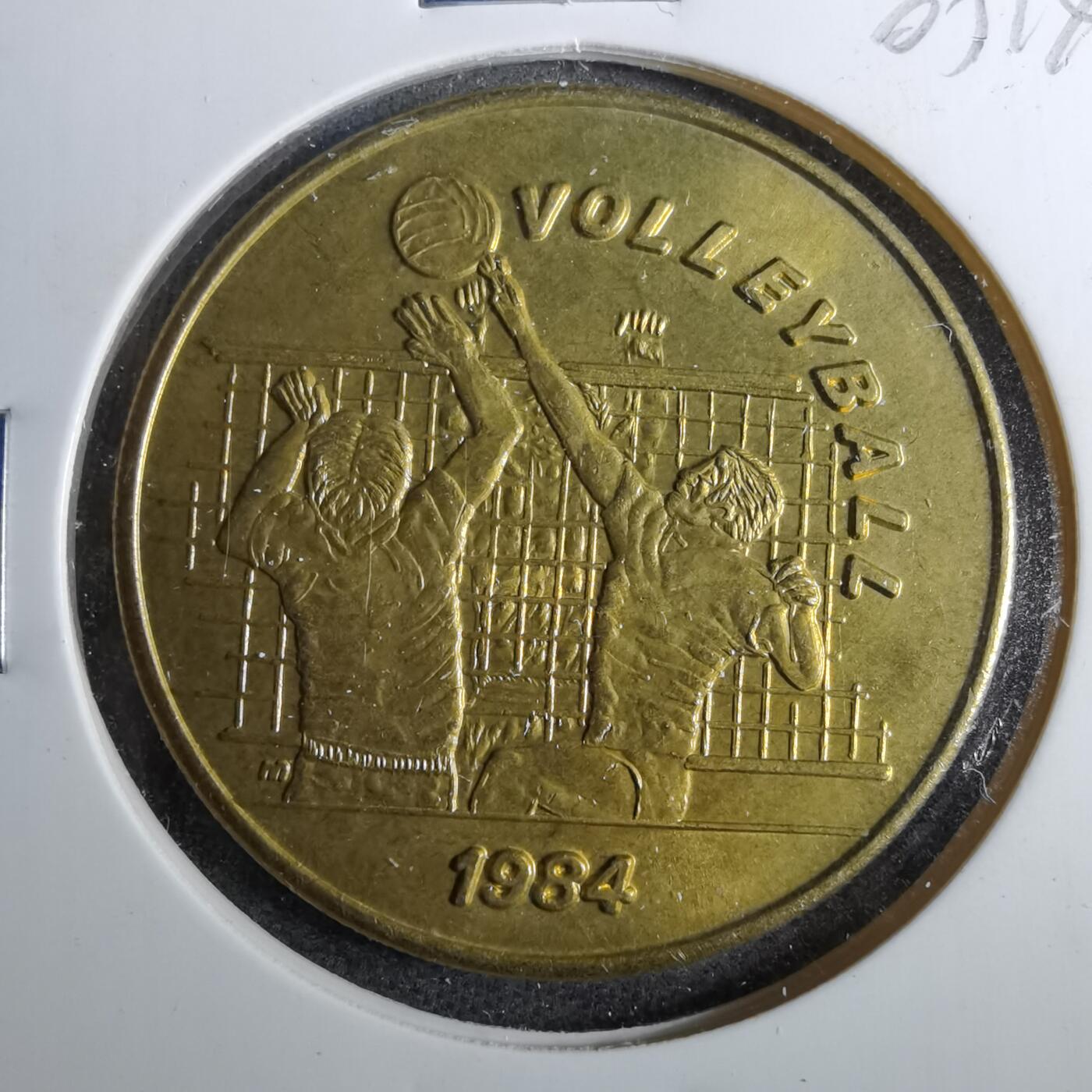 沼泽如烟--第805场 1984年美国洛杉矶运动会纪念章