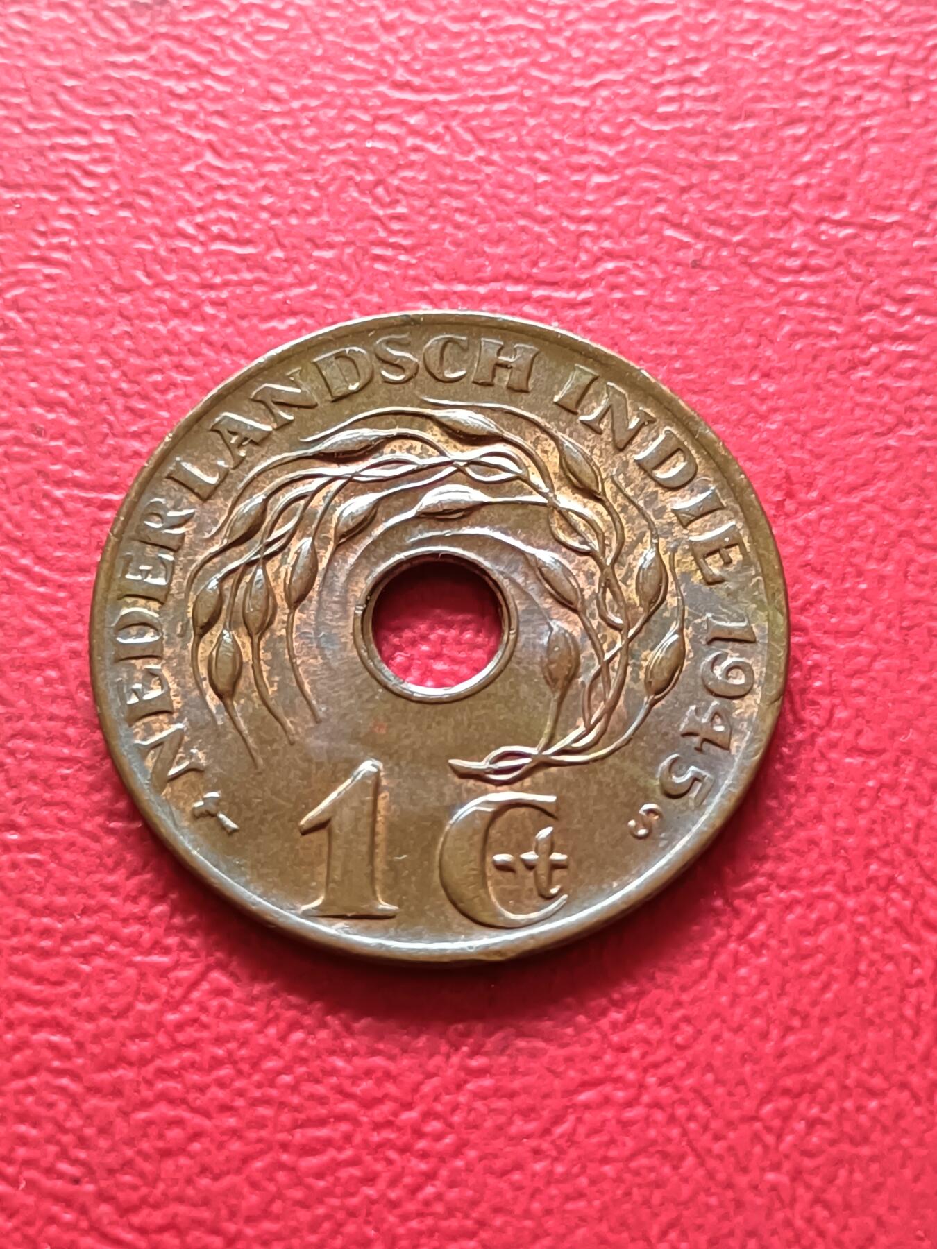 【云涧收藏】第五十场 荷属东印度1945年S标1分