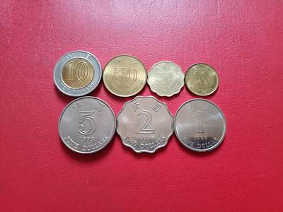 【云涧收藏】第五十场 - 香港紫荆花7枚全套