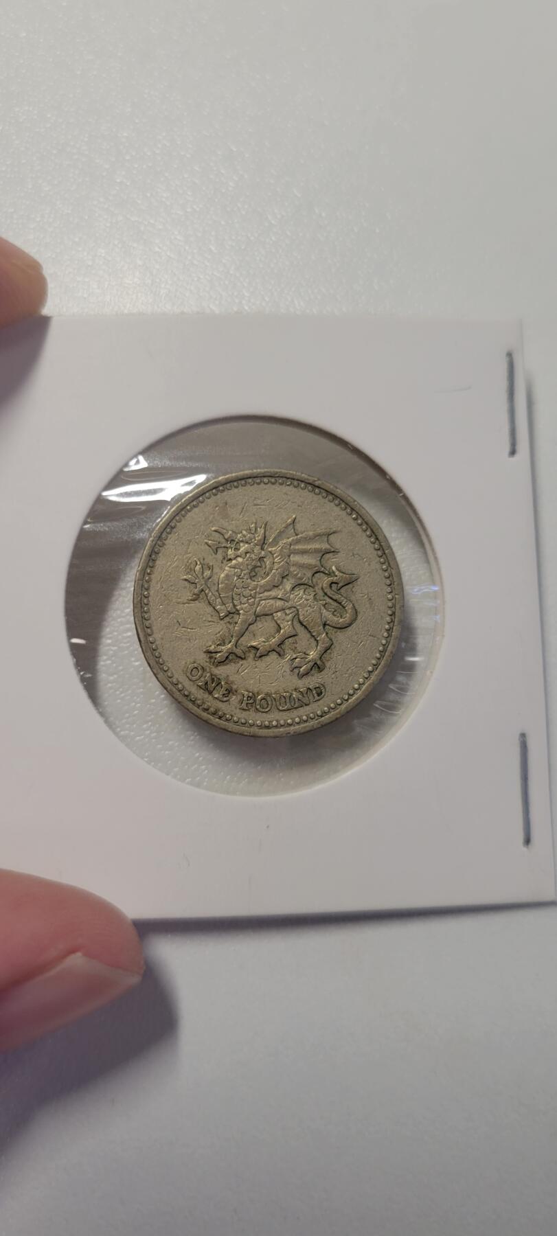 2025第二十一期 1995英国女王威尔士红龙1英镑黄铜纪念币