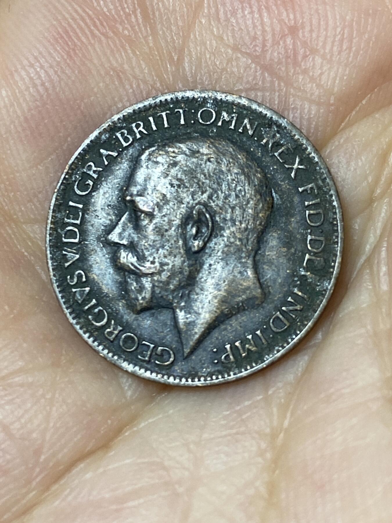 2025年第七十五场(总第一百零一场）外国好品散币(免佣金) 英国🇬🇧1916年1法新(乔治五世第一版)