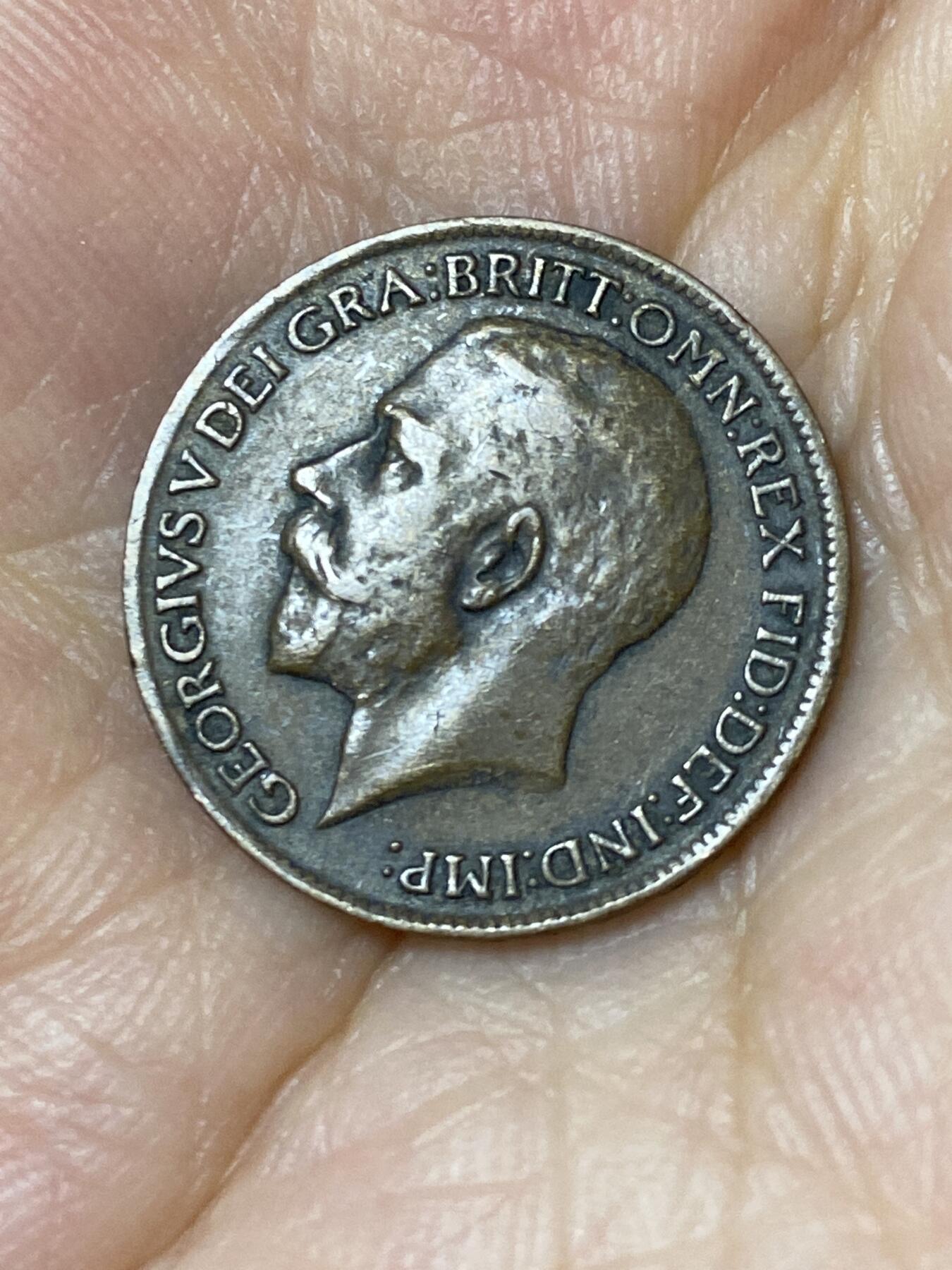 2025年第七十五场(总第一百零一场）外国好品散币(免佣金) 英国🇬🇧1914年1法新(乔治五世第一版)