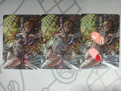 花开卡拍第33期（8月3号周日截拍，品控勿拍!!!拍品不寄存，运费5元，自制卡难免瑕疵，可能存在轻微撞角爆边等出厂瑕疵，品控介意勿拍！） - 艺术卡 刀剑神域明城结日奈 3渐变