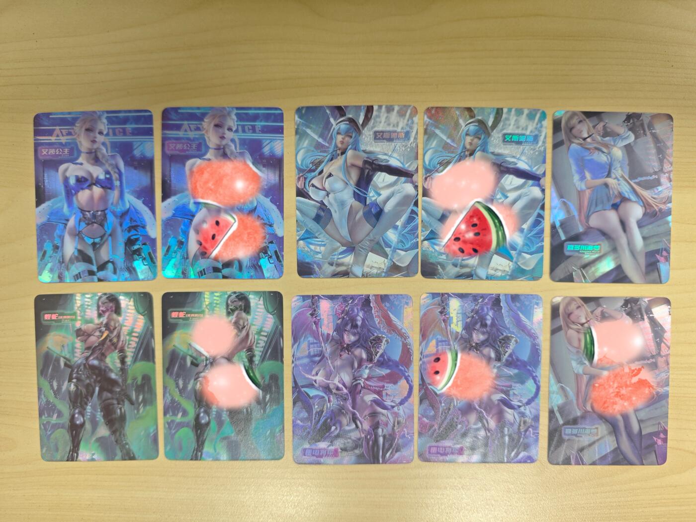 花开卡拍第33期（8月3号周日截拍，品控勿拍!!!拍品不寄存，运费5元，自制卡难免瑕疵，可能存在轻微撞角爆边等出厂瑕疵，品控介意勿拍！）