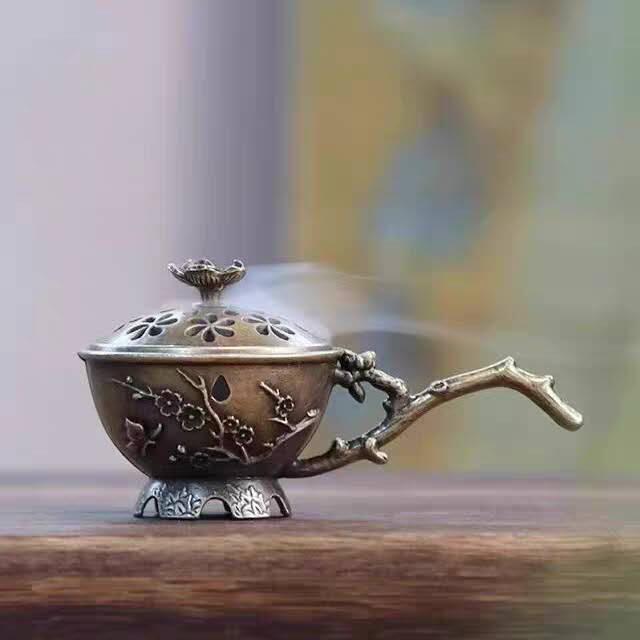 杂件，处理 梅花香炉