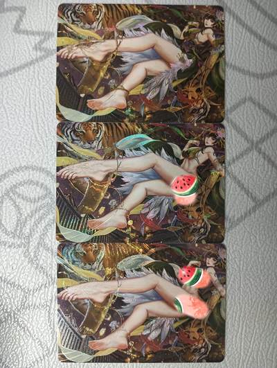花开卡拍第33期（8月3号周日截拍，品控勿拍!!!拍品不寄存，运费5元，自制卡难免瑕疵，可能存在轻微撞角爆边等出厂瑕疵，品控介意勿拍！） - 艺术卡 三国杀 孙鲁班 3渐变