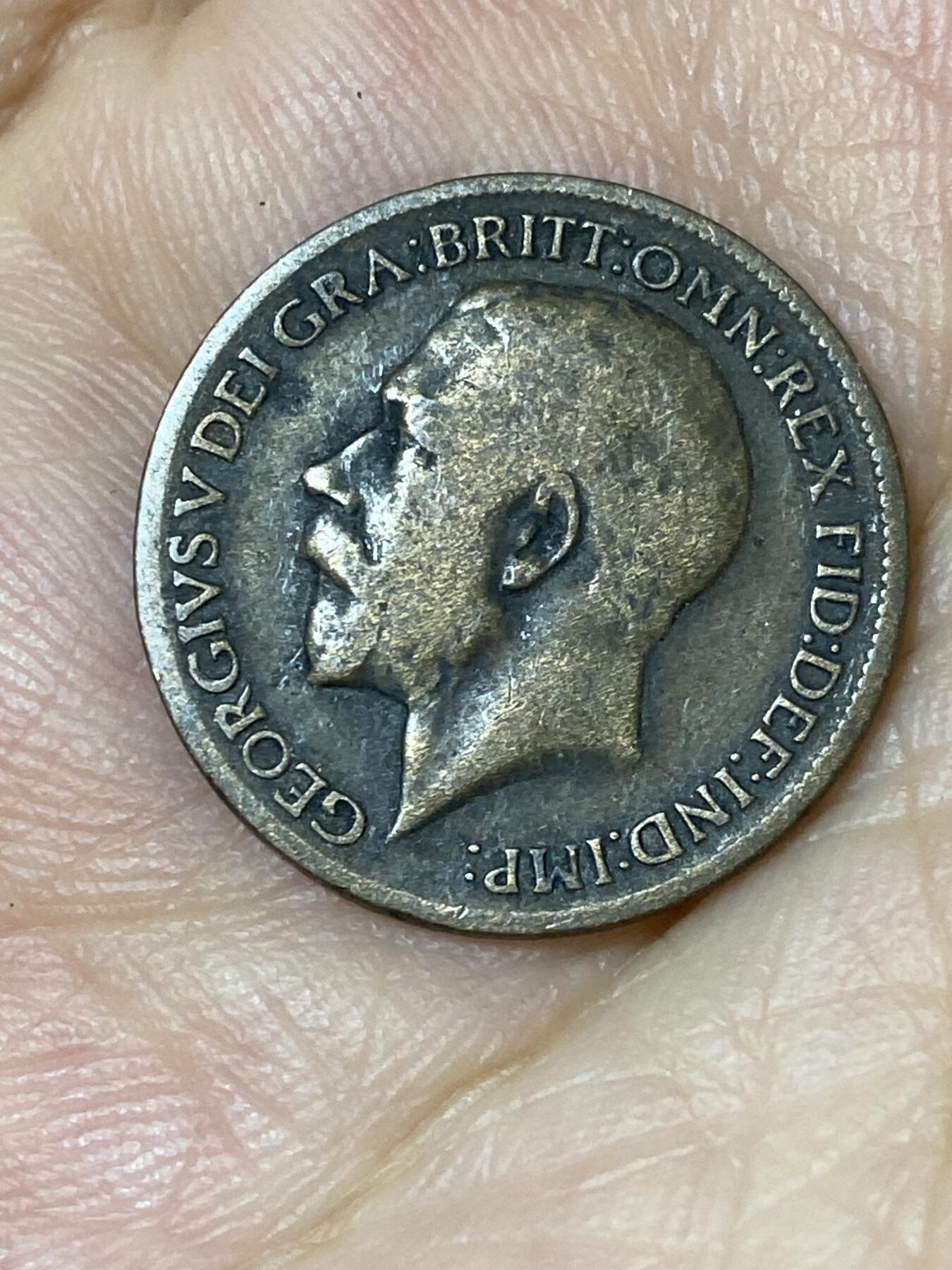2025年第七十五场(总第一百零一场）外国好品散币(免佣金) 英国🇬🇧1914年1法新(乔治五世第一版)
