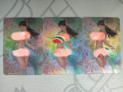 花开卡拍第33期（8月3号周日截拍，品控勿拍!!!拍品不寄存，运费5元，自制卡难免瑕疵，可能存在轻微撞角爆边等出厂瑕疵，品控介意勿拍！） - 艺术卡，老郑小舞，彩闪三宫