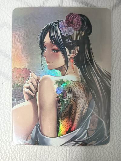 花开卡拍第33期（8月3号周日截拍，品控勿拍!!!拍品不寄存，运费5元，自制卡难免瑕疵，可能存在轻微撞角爆边等出厂瑕疵，品控介意勿拍！） - 妹卡，满赠，寅虎彩闪
