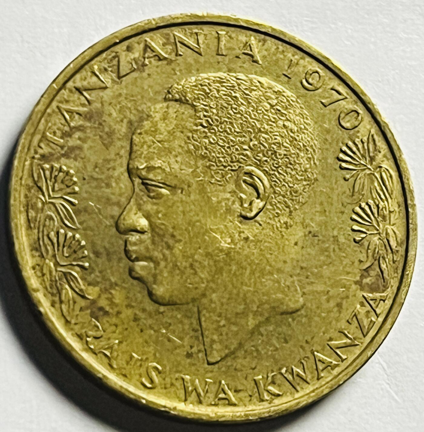 神仙姐姐-中外币专场20 1970年坦桑尼亚20分