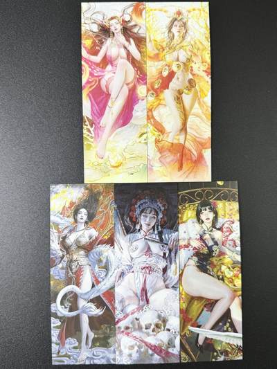 公益拍NO.3期 热点+经典，史上最强！买家0佣金！卖家送拍0抽成！（周六晚8点截拍，量大管饱！）   - 焱卡 妖姬传 ST_Brush刷子 书签卡 共5张