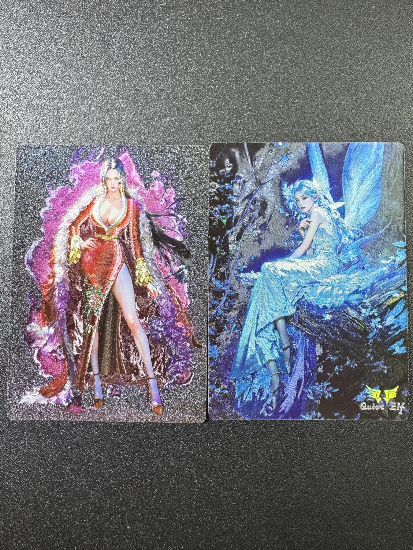 公益拍NO.3期 热点+经典，史上最强！买家0佣金！卖家送拍0抽成！（周六晚8点截拍，量大管饱！）   奇点卡牌 宗rich 女帝、精灵 粗闪 共2张