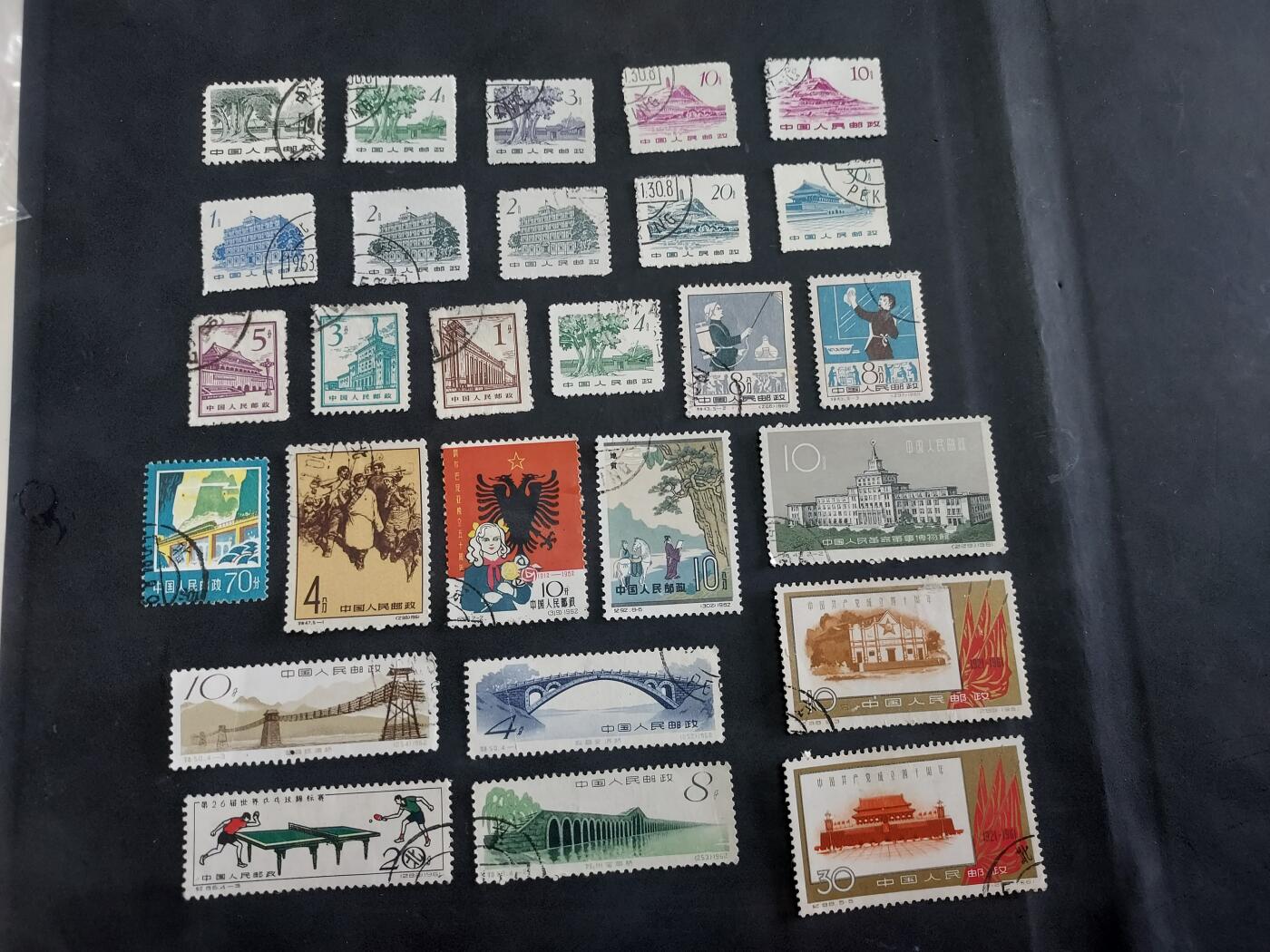  博彦收藏 TM 8月14日 邮票专场 普票/纪特等旧票27枚，个别瑕疵，大部分上品