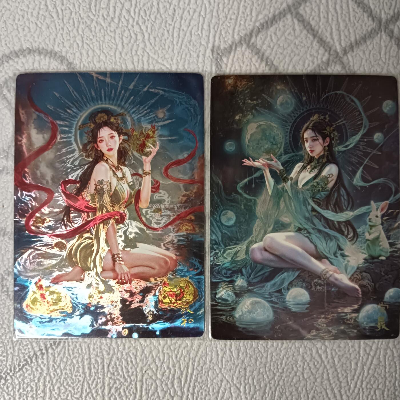 花开卡拍第33期（8月3号周日截拍，品控勿拍!!!拍品不寄存，运费5元，自制卡难免瑕疵，可能存在轻微撞角爆边等出厂瑕疵，品控介意勿拍！）