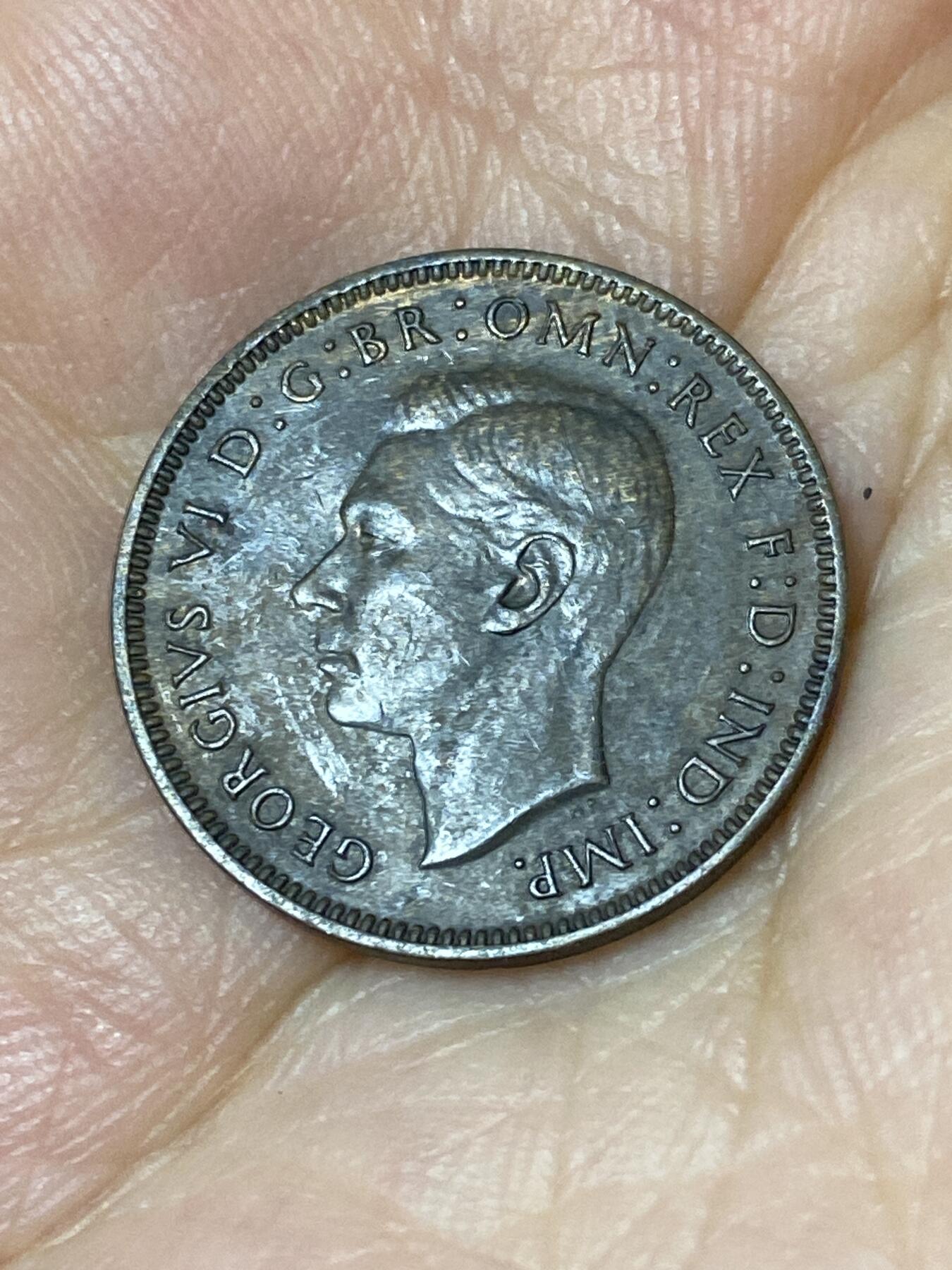 2025年第七十五场(总第一百零一场）外国好品散币(免佣金) 英国🇬🇧1940年1法新(乔治六世第一版，印度皇帝版)