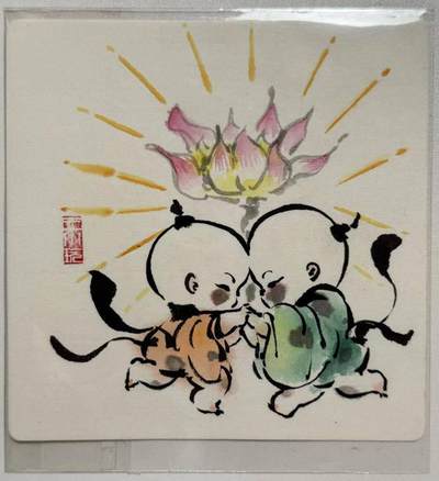 夜之极第二十七期 （8月2日周六晚6点半截拍，欢迎竞拍） - 手绘画 莲花童子 画师：王小玩