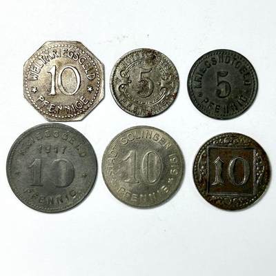 【雨安】【世界币章102期】2025-08-02 周六 19:30 保真 8秒倒数自动落锤 高效拍卖 - [散币] 德紧6个