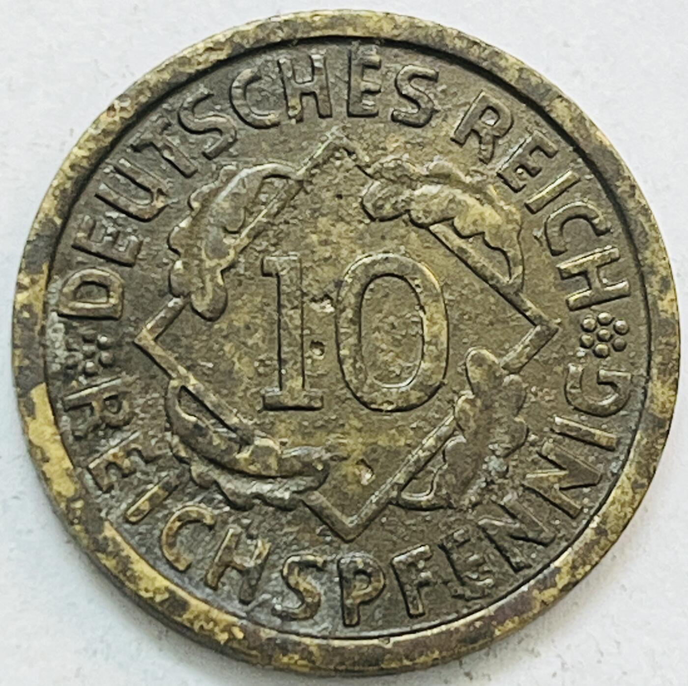 神仙姐姐-中外币专场20 1931年德国10芬尼