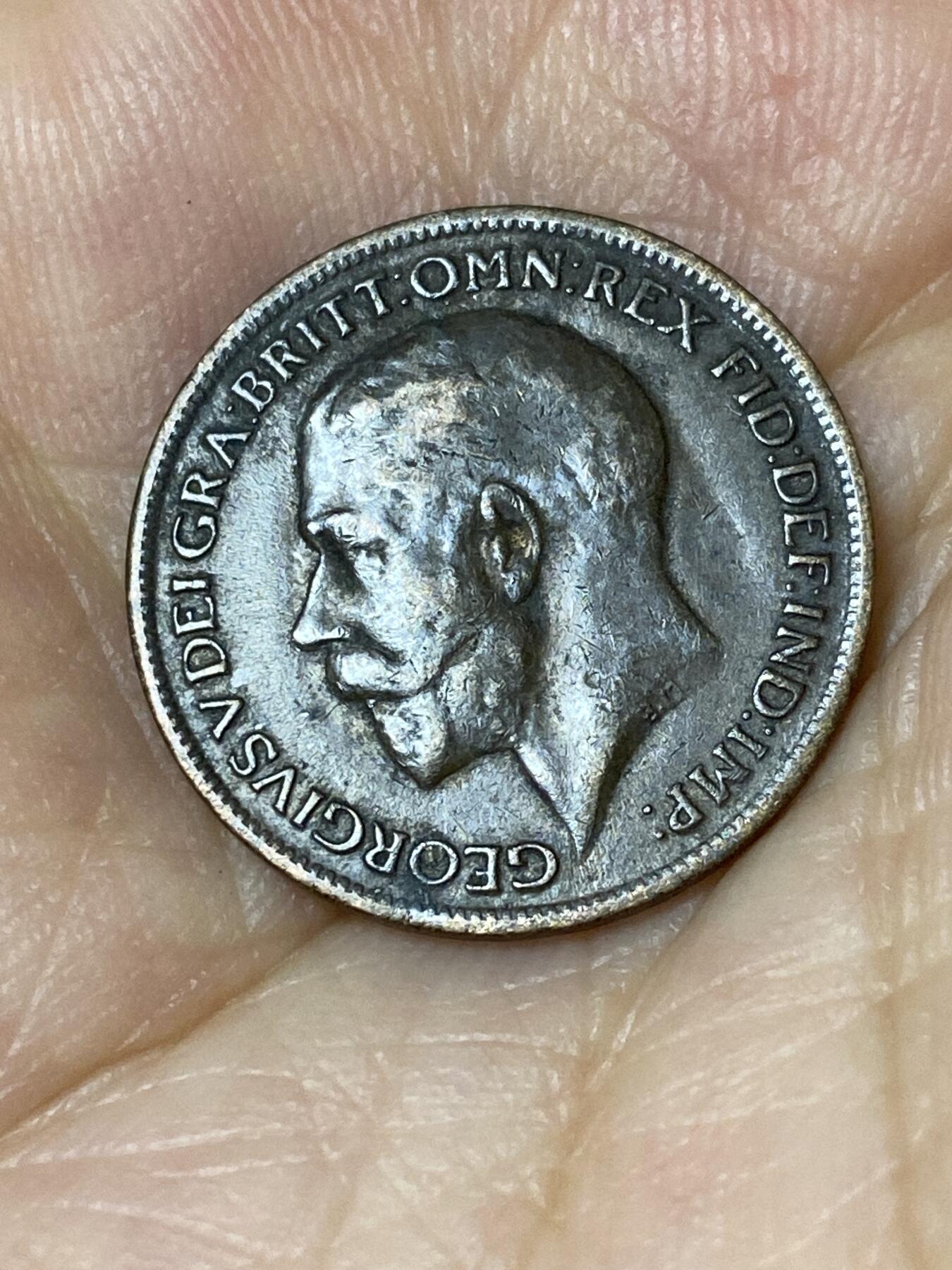 2025年第七十五场(总第一百零一场）外国好品散币(免佣金) 英国🇬🇧1918年法新(乔治五世第一版)