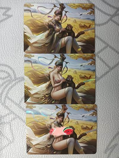花开卡拍第33期（8月3号周日截拍，品控勿拍!!!拍品不寄存，运费5元，自制卡难免瑕疵，可能存在轻微撞角爆边等出厂瑕疵，品控介意勿拍！） - 艺术卡 三国杀 曹休 3渐变