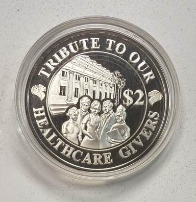 S&S Numismatic世界钱币-拍卖 第112期  - 新加坡2003年 抗疫医护工作者 2新元精制纪念银币盒证齐全