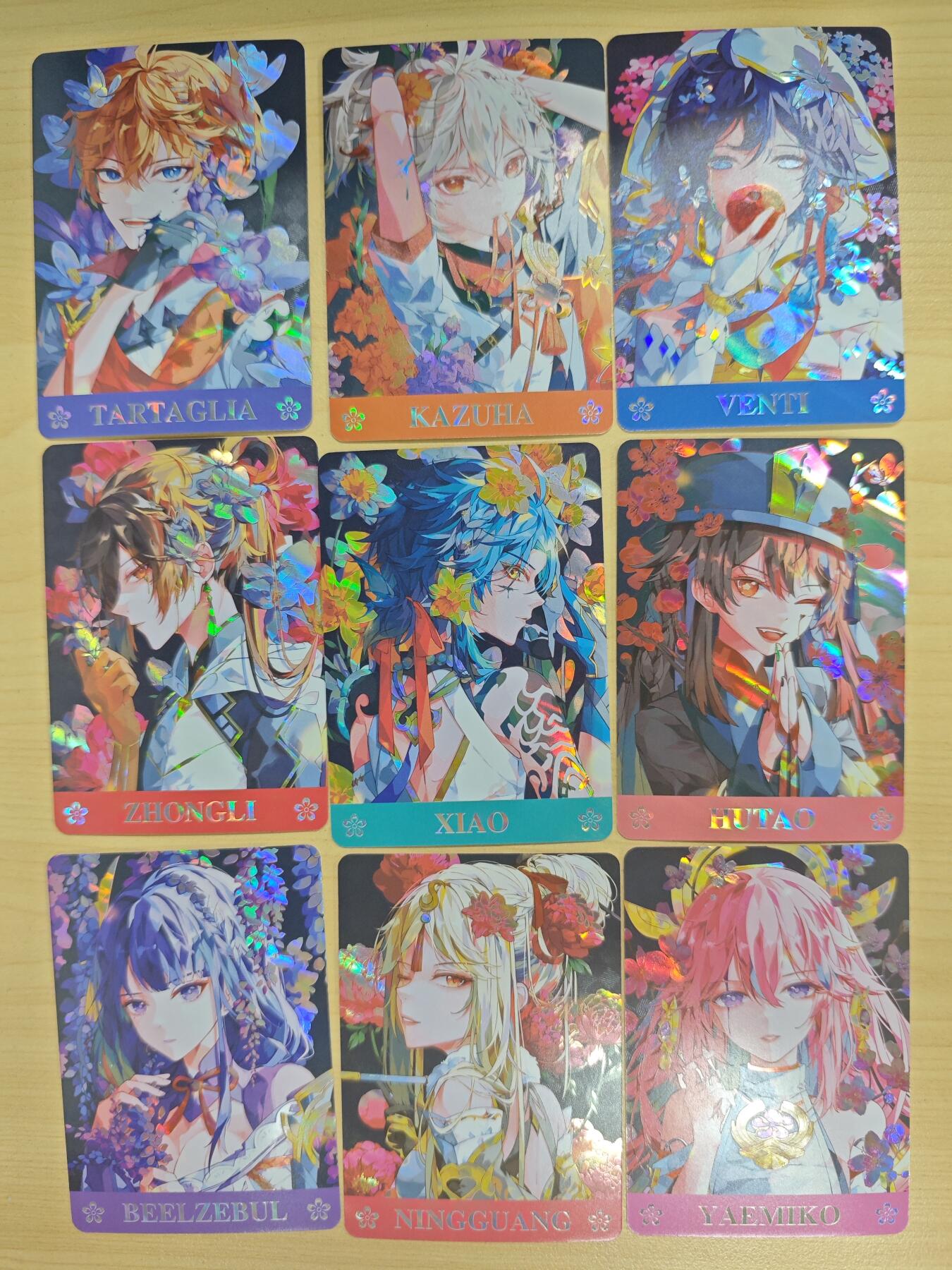 花开卡拍第33期（8月3号周日截拍，品控勿拍!!!拍品不寄存，运费5元，自制卡难免瑕疵，可能存在轻微撞角爆边等出厂瑕疵，品控介意勿拍！）