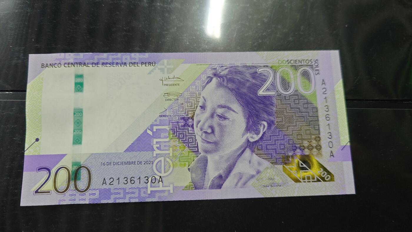 世界钱币～微拍第197期暨2025年第36期  少量老旧库存选购 2021年秘鲁200索尔 首发AA冠全新绝品无47