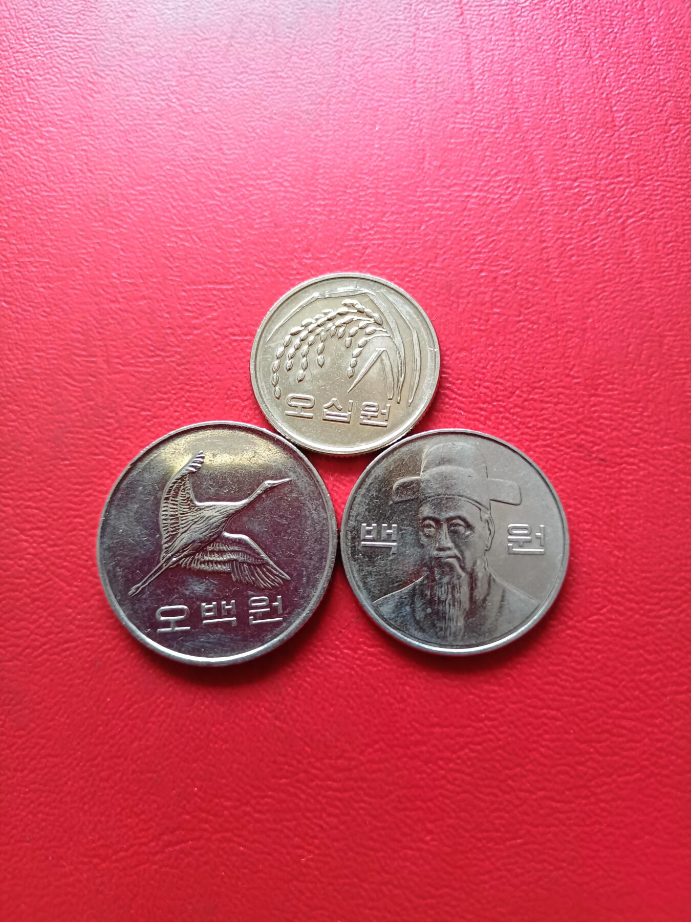 【云涧收藏】第五十场 韩国2011年50～500元3枚套，UNC