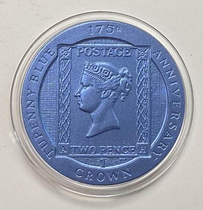 S&S Numismatic世界钱币-拍卖 第116期  - 阿松森岛2015年 蓝便士发行175周年 1克朗纪念币