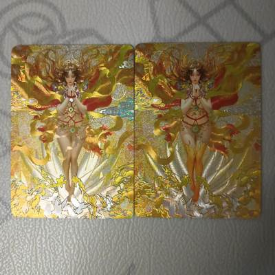 花开卡拍第33期（8月3号周日截拍，品控勿拍!!!拍品不寄存，运费5元，自制卡难免瑕疵，可能存在轻微撞角爆边等出厂瑕疵，品控介意勿拍！） - 燎原太虚幻境 尤二姐幻粗两张