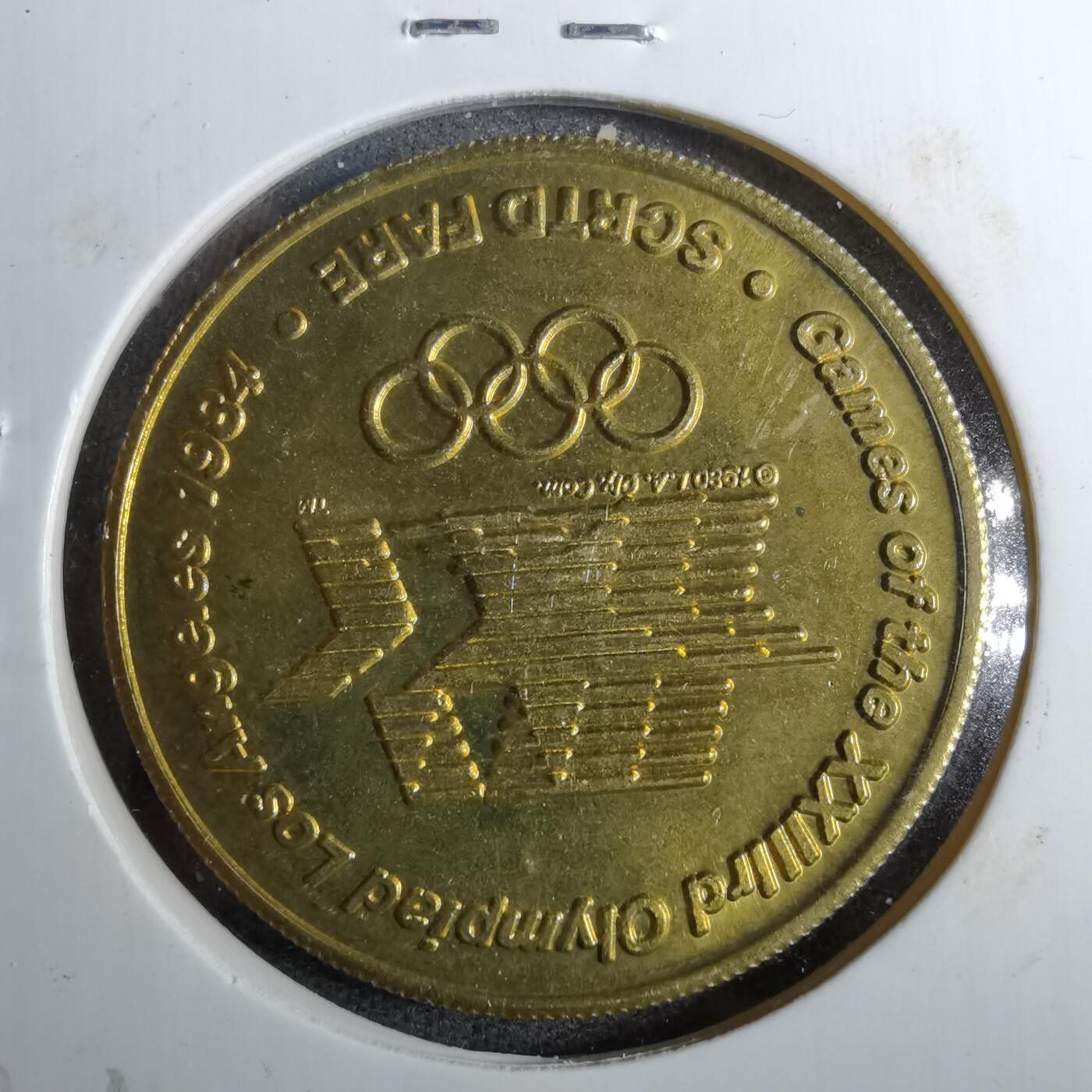 沼泽如烟--第805场 1984年美国洛杉矶运动会纪念章
