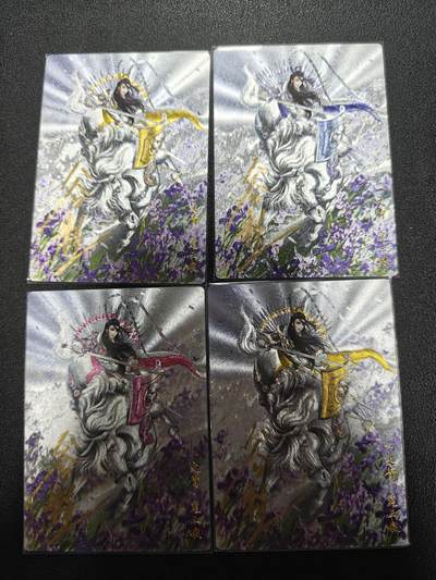 天玑星卡拍第一百一十期《8.4周一截拍》持续收拍收评中 满赠卡需备注 - 【亲签卡】卡德曼 忠义水浒 扈三娘 序号065 限编108 粗闪 四张