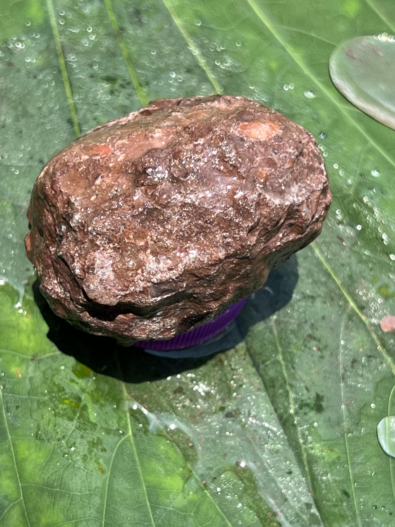 零元拍：南红玛瑙手把石，175克哦，三两多重呢，非常漂亮，纯天然，独一无二的（天然原石不可避免有瑕疵，裂纹，介意勿拍）因为拍照环境以及光线的变化，颜色以实物为准。成品很美丽，原石亦魅力无穷。