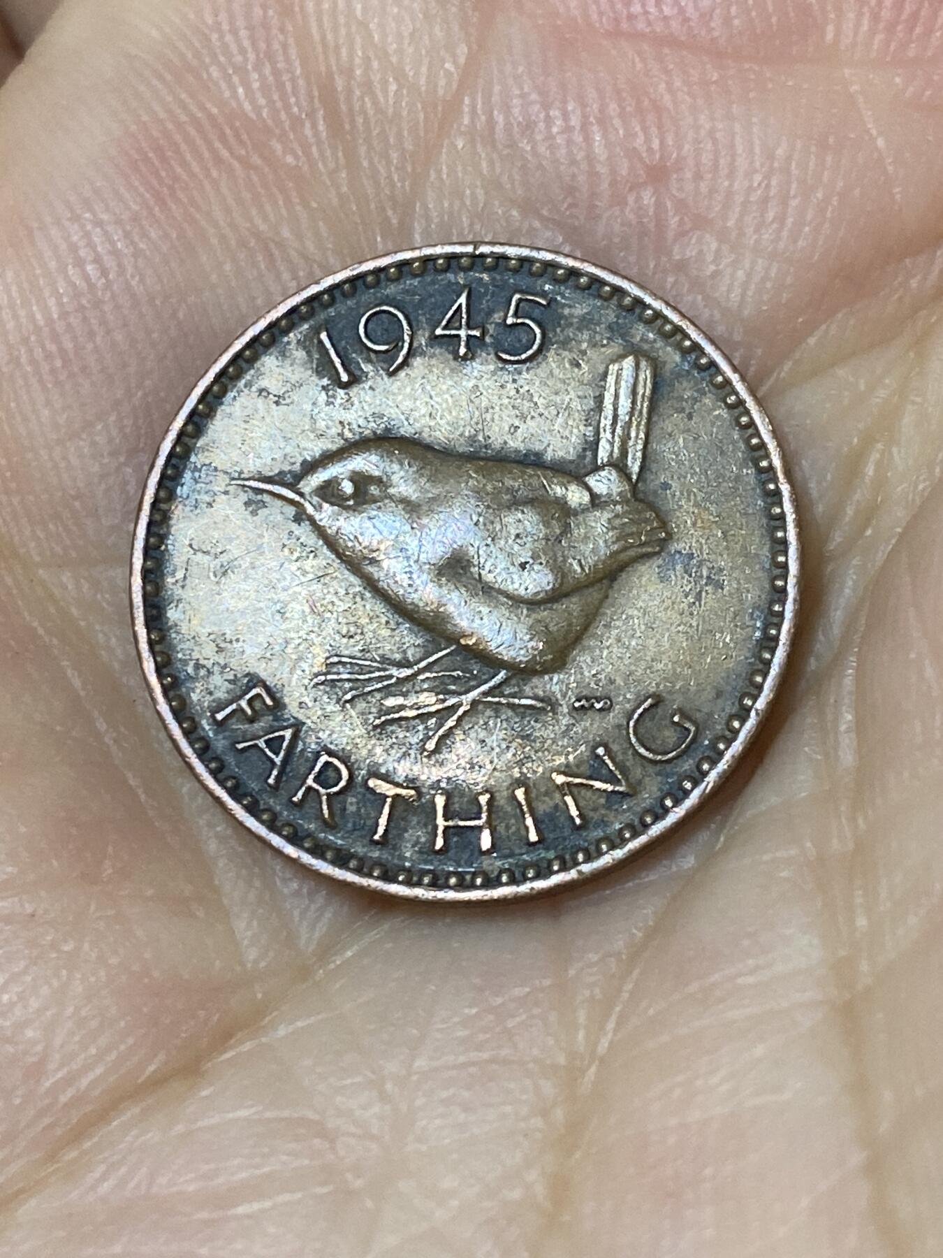 2025年第七十五场(总第一百零一场）外国好品散币(免佣金) 英国🇬🇧1945年1法新(乔治六世第一版，印度皇帝版)