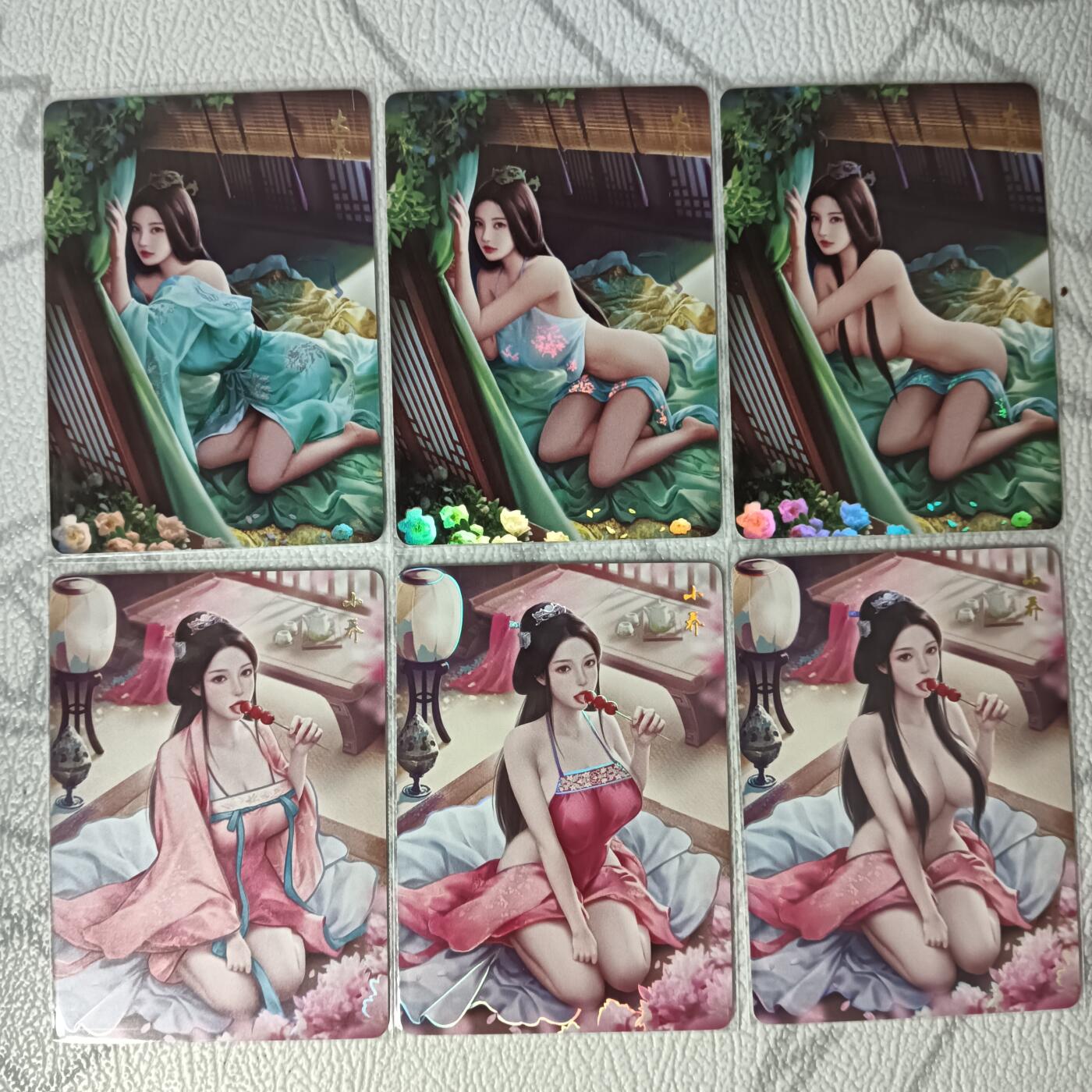 花开卡拍第33期（8月3号周日截拍，品控勿拍!!!拍品不寄存，运费5元，自制卡难免瑕疵，可能存在轻微撞角爆边等出厂瑕疵，品控介意勿拍！）