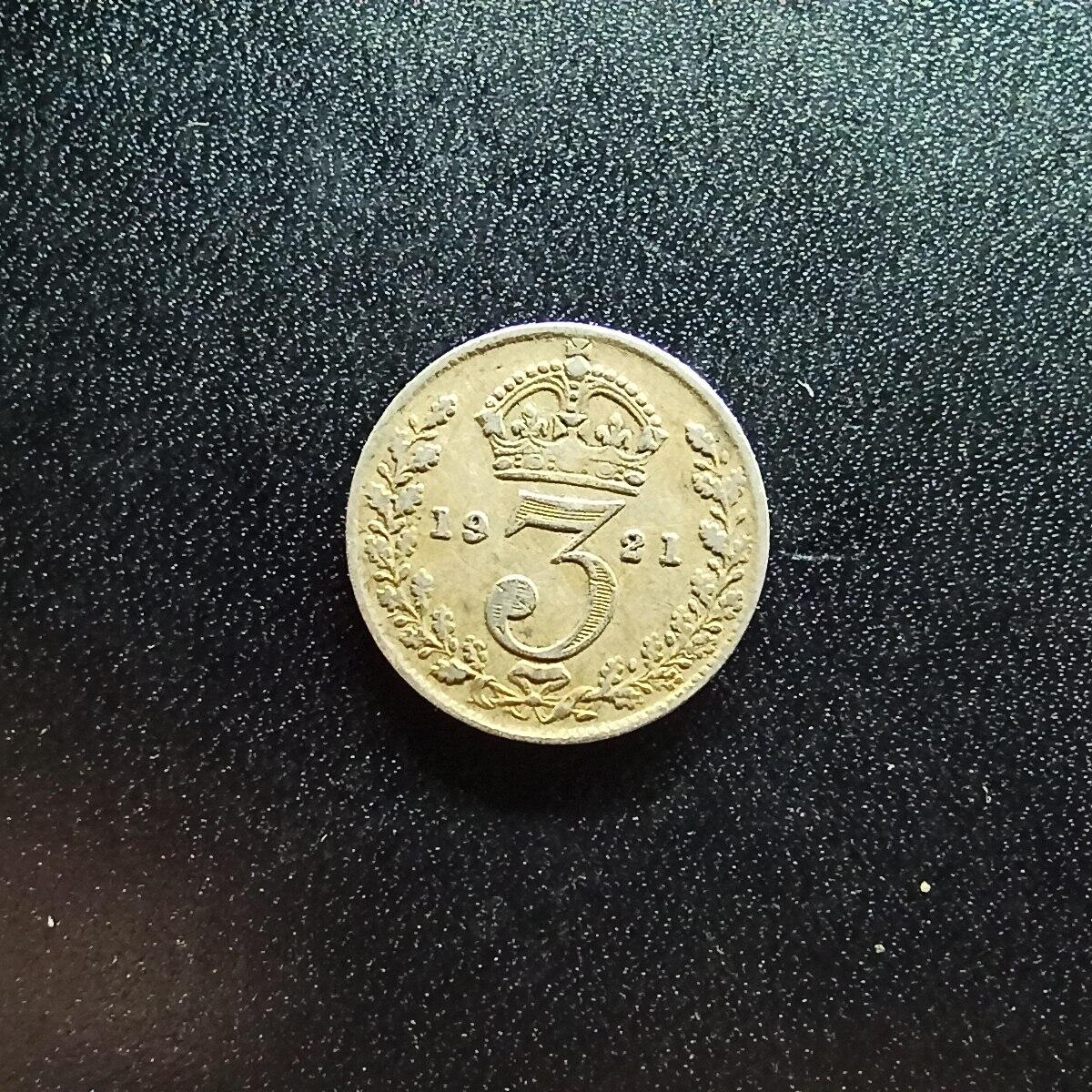邮泉阁限时拍卖第二十场 各国硬币专场（请付一次邮费） 英国1931年3便士0.500银币1.41克
