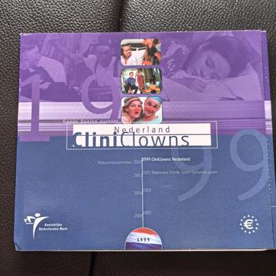 道一币馆币章第一百四十场 - 原包装 荷兰1999年过渡期欧元套币八枚