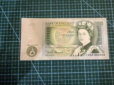 【炜奕收藏】，第四十期 - 英国D序列1镑，UNC品相