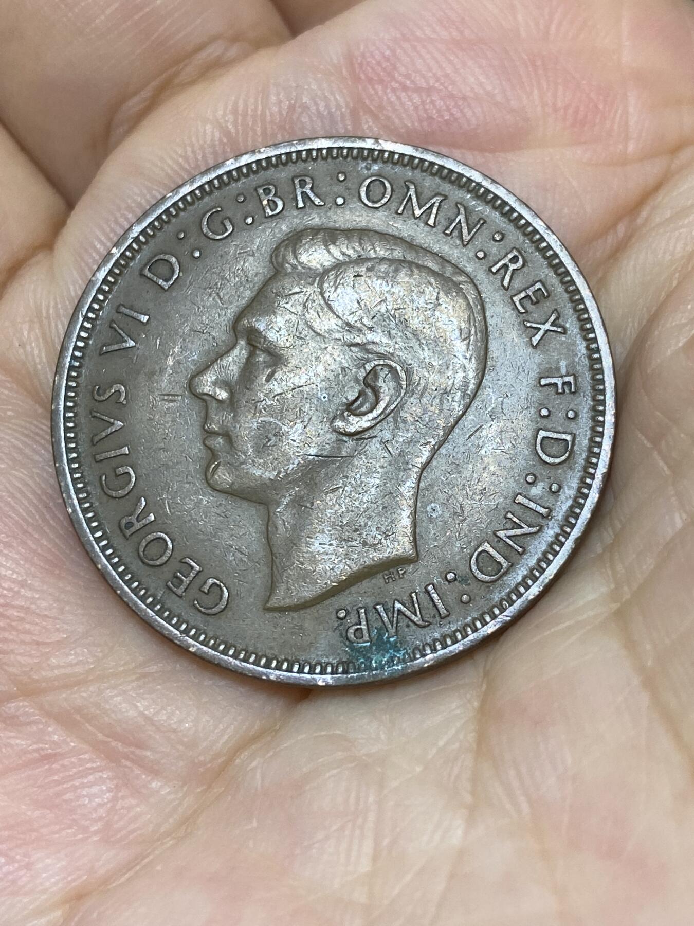 2025年第七十五场(总第一百零一场）外国好品散币(免佣金) 英国🇬🇧1938年1便士(乔治六世第一版，印度皇帝版)