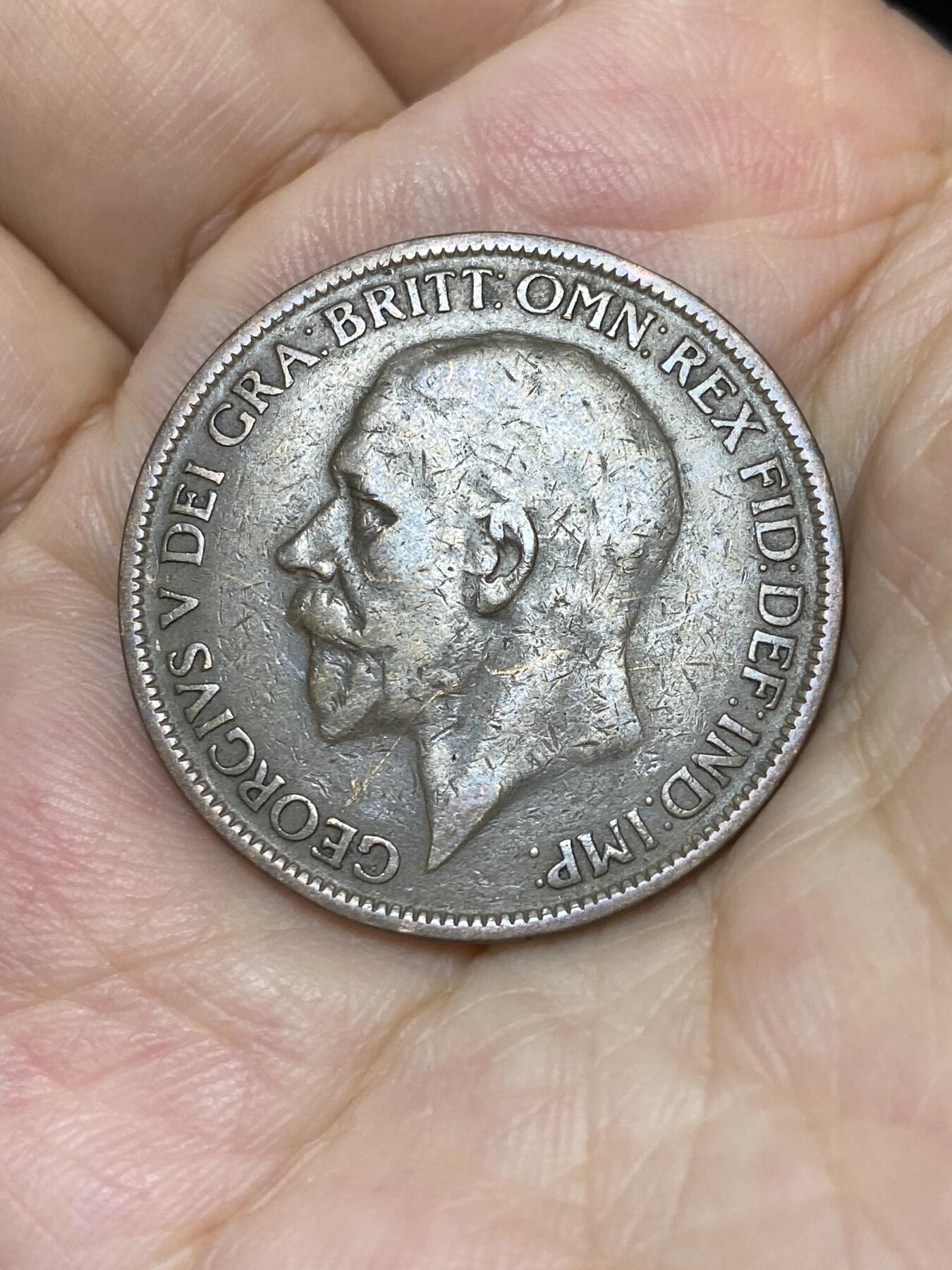 2025年第七十五场(总第一百零一场）外国好品散币(免佣金) 英国1927年1便士(乔治五世第二版，关门年仅发行2年)