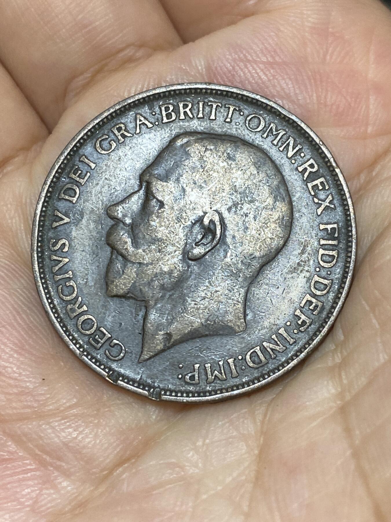 2025年第七十六场(总第一百零二场）外国好品散币(免佣金) 英国🇬🇧1912年1便士H版(乔治五世第一版，H标喜敦厂造)