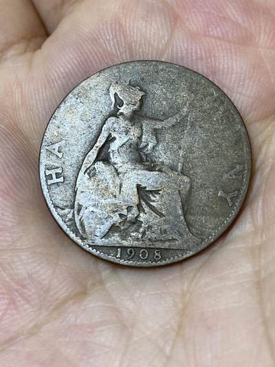 2025年第七十五场(总第一百零一场）外国好品散币(免佣金) - 英国🇬🇧1908年半便士(爱德华七世时期)