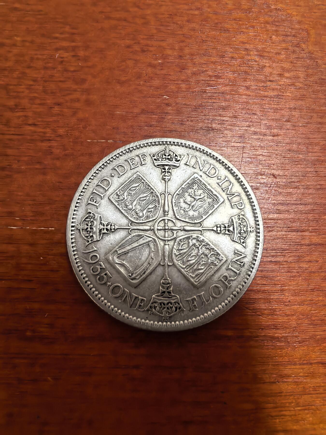 长老汇蛇年精选第三十二场拍卖 1935英国乔治五世1弗洛林银币