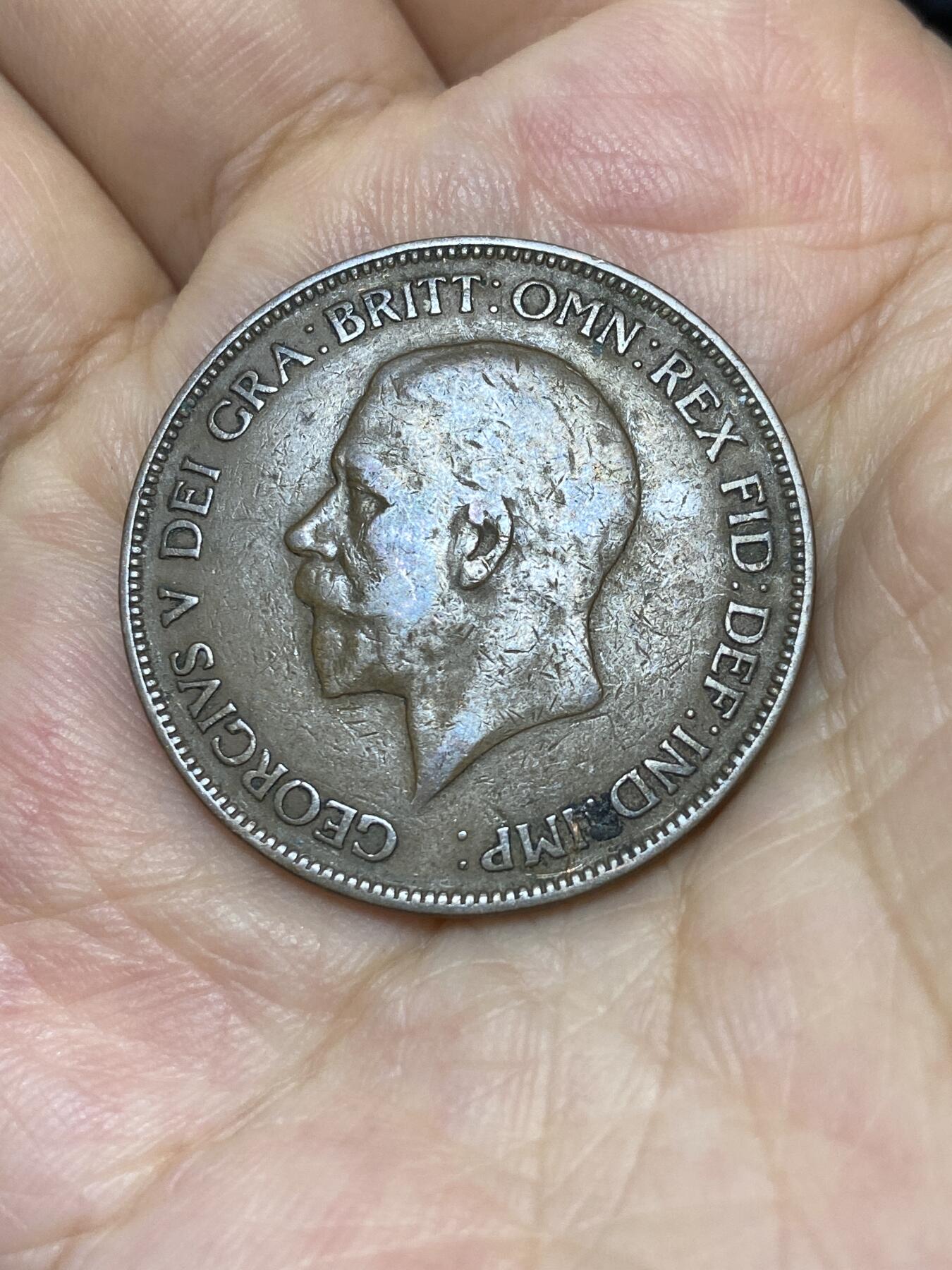 2025年第七十五场(总第一百零一场）外国好品散币(免佣金) 英国🇬🇧1929年1便士(乔治五世第三版)