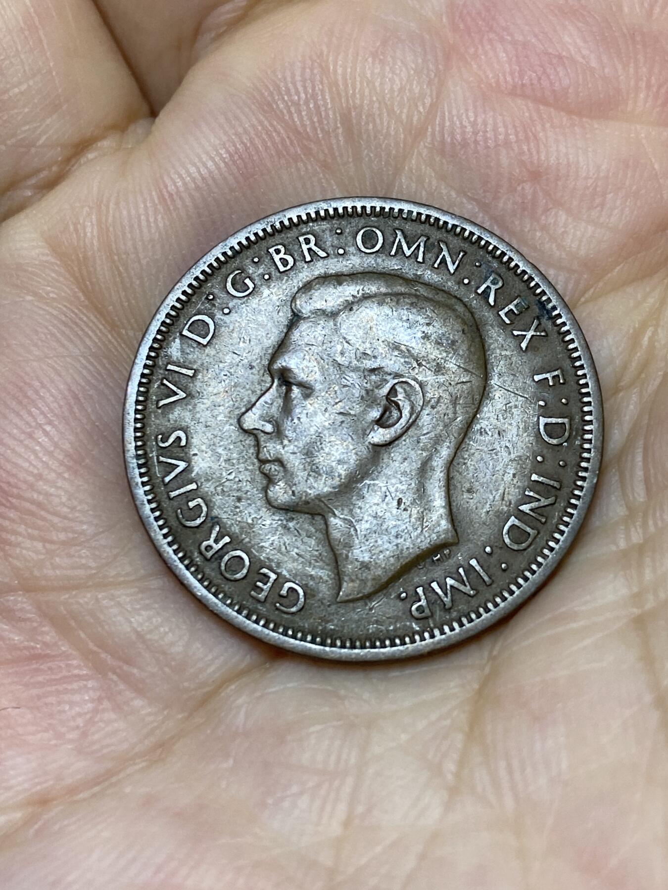 2025年第七十五场(总第一百零一场）外国好品散币(免佣金) 英国🇬🇧1941年半便士(乔治六世第一版，印度皇帝版)