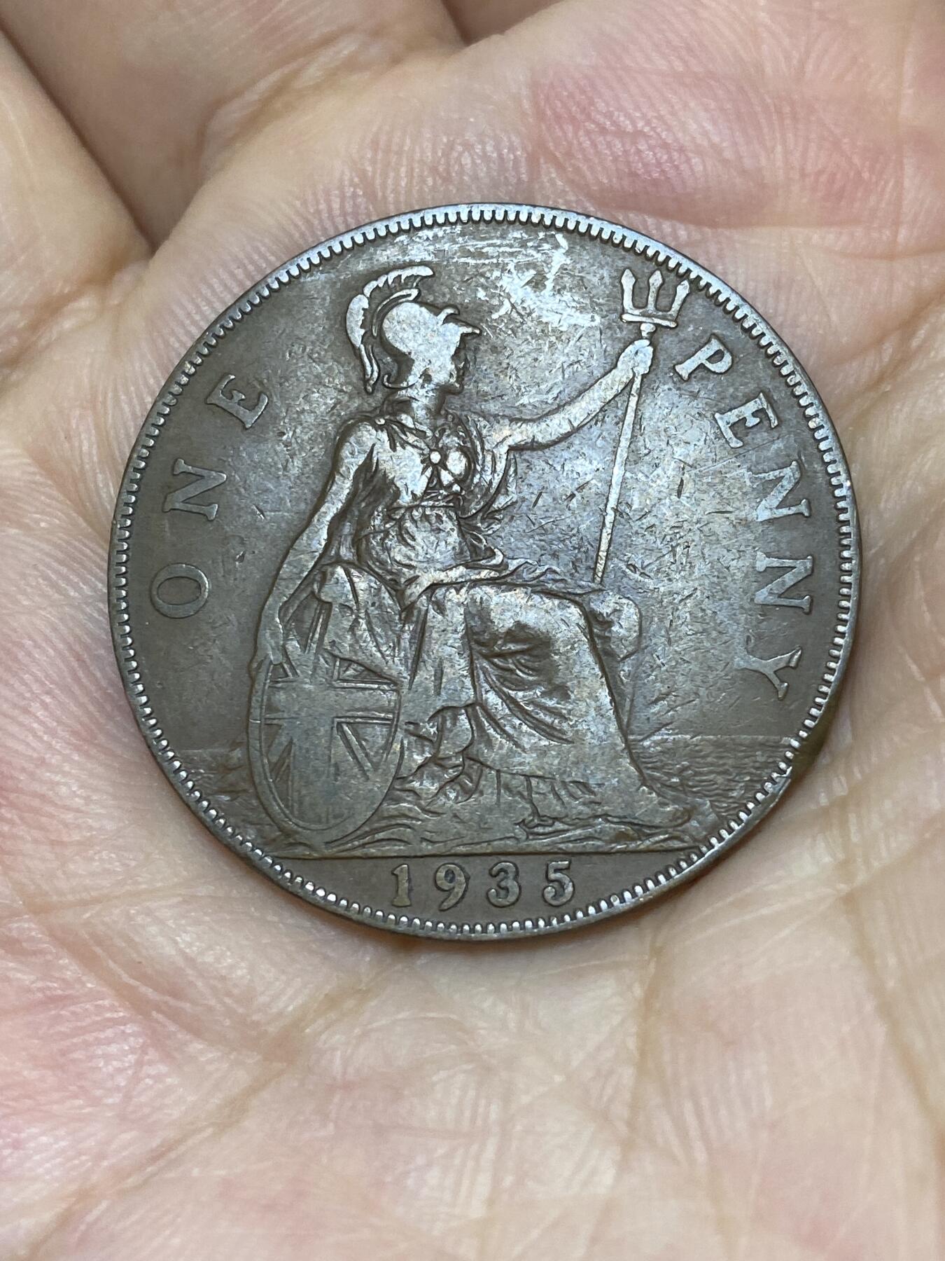 2025年第七十五场(总第一百零一场）外国好品散币(免佣金) 英国🇬🇧1935年1便士(乔治五世第三版)