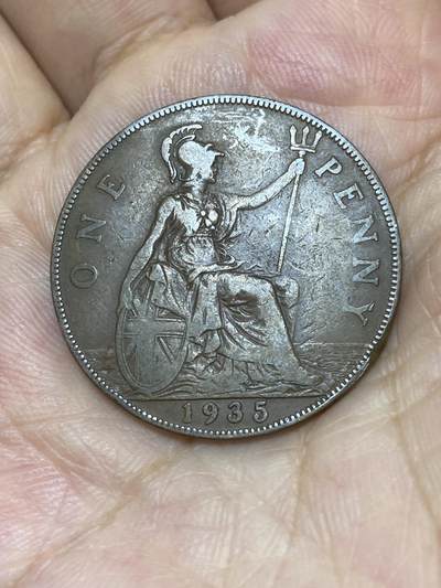 2025年第七十五场(总第一百零一场）外国好品散币(免佣金) - 英国🇬🇧1935年1便士(乔治五世第三版)