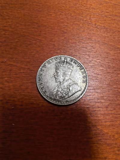 长老汇蛇年精选第三十二场拍卖 - 1924英属印度乔治五世1/2卢比银币