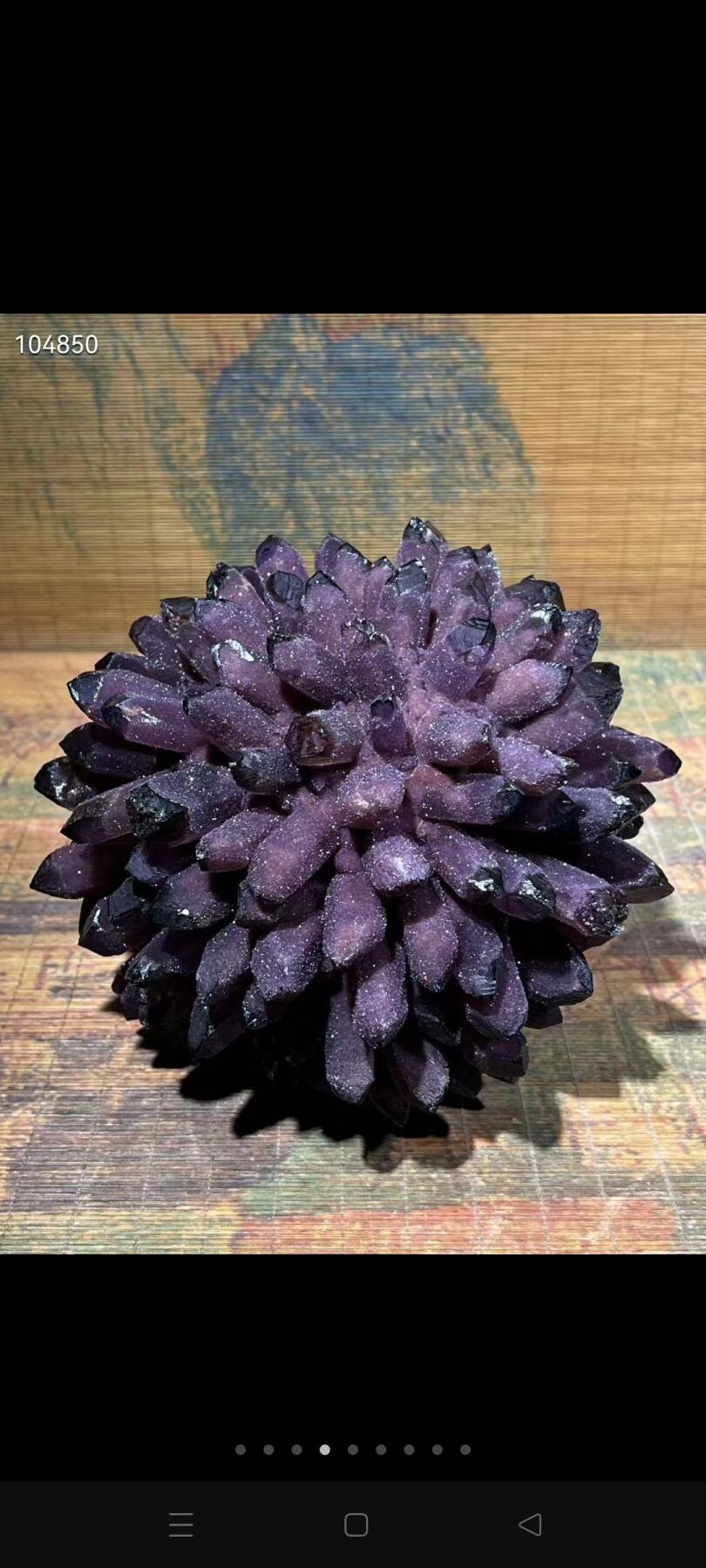 巴西产地紫水晶晶簇摆件，可做办公室，家居设计摆放，寓意招财纳福，财源滚滚来！