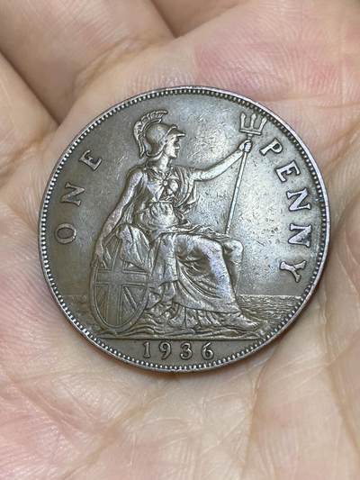 2025年第七十五场(总第一百零一场）外国好品散币(免佣金) - 英国🇬🇧1936年1便士(乔治五世逝世年，第三版关门年)
